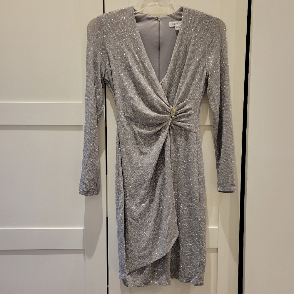 Calvin Klein glitter dress